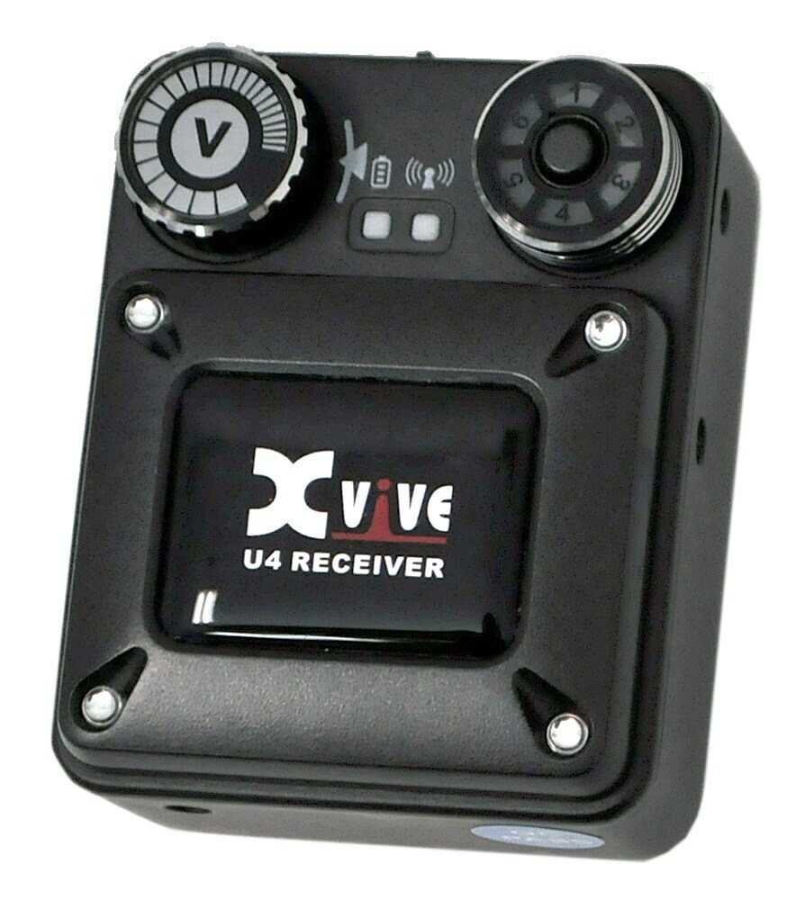 Xvive XV-U4R 2.4GHz Wireless In-Ear Monitor Receiver Only 6-channel Compact Size