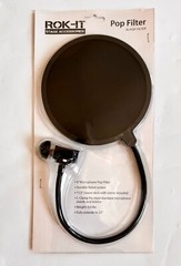 Rok-It Nylon Microphone Pop Filter 11.5″ Gooseneck with Clamp Brand New In Box