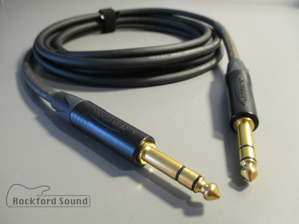Mogami W2534 Quad Neglex | 20 FT | Gold TRS to TRS Balanced Patch Cable
