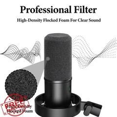 GEEKRIA Grey Mic Windscreen 2 Pack