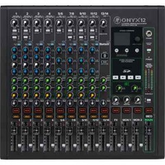 MACKIE Onyx12 12-Channel Analog Mixer with Multi-Track USB – New