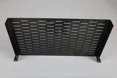19in Heavy Duty Rack Mount Shelf 1U – 17 gauge steel – Black powder coated – NEW