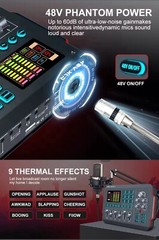M16 Professional Live Streaming Sound Card, Podcast Audio Interfaces Equipments