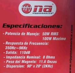 Nippon Powerhorn TC-55 8 Ohms 50W RMS 100W Max