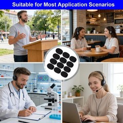 Coeweule 12 Pack Microphone Covers Foam, Noise Reduction Mic Cover, for…