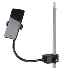 drum kit Gooseneck Phone Holder clip to mic stand 360° Adjustable flexible mo…