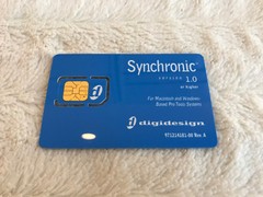 Avid DigiDesign Synchronic Plug In iLok Activation Card No Transfer Fee