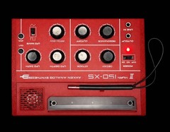 Gakken SX-150 Mark II Analog Synthesizer Red Japan Import Retro Sound Effects