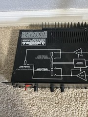 Crate pro audio spa 200 stereo power amplifier Missing 1 Knob