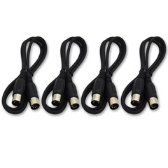 Nickel-Plated MIDI 5-pin Male to Male Connecting Cable Copper Material Keyboard