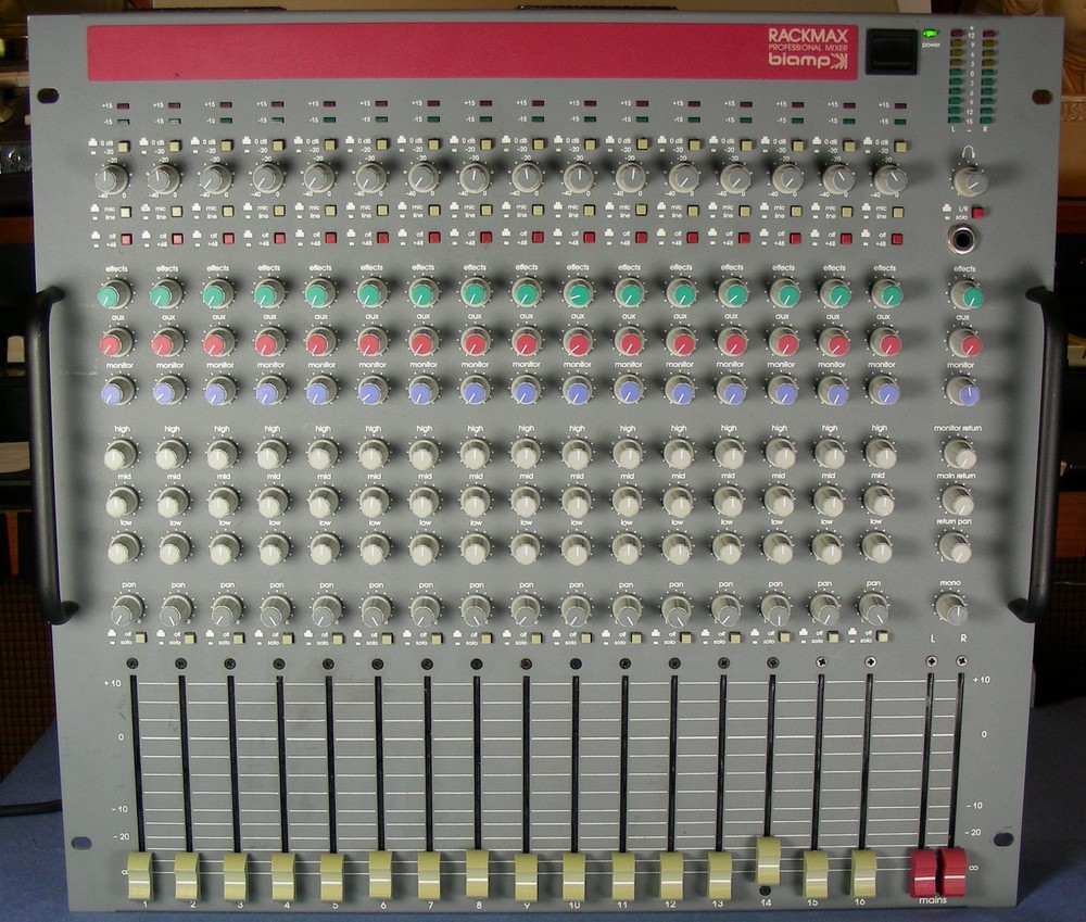 Biamp RackMax Stereo Rack Mount Mixer