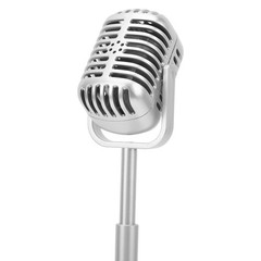 Retro Microphone Props Liftable Lightweight Fake Vintage Microphone