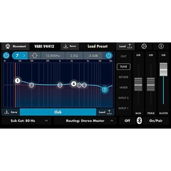 Harbinger VARI V4412 Pwd 12″ 2Way speaker; Mixer,FX, App Control,BT,DSP
