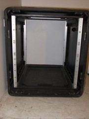 Rackmount 12U x24 ECS Legacy Composite Shock Mount Shockmount Case Black TSC