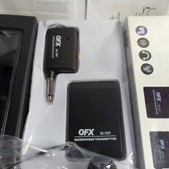 QFX M-309 Wireless Professional Microphone System Complete For Parts Or Repair