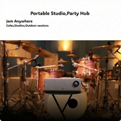 PartyKeys PartyStudio 70W Wireless MIDI Synth Speaker, Portable BLACK
