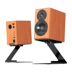 Desktop Speaker Stand Mount Metal Desk Audio Stand Support Space Saving with