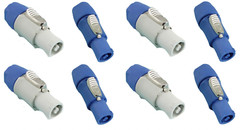 (4 EACH) PROCRAFT PC-TSC039 & PC-TSC044 20A Power-In Blue/Out Gray Cable Mnt
