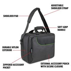 USA GEAR RODECaster Pro Case – Hold Podcaster, Mixer, Microphones, More (Green)