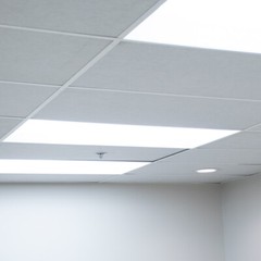 Soundsulate Sound Absorbing, White Acoustical Ceiling Tiles, 48″ x 24″ x 1″