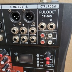 FULODE CT60 6-channel Professional mixer audio Bluetooth U disk 48V Phantom P…