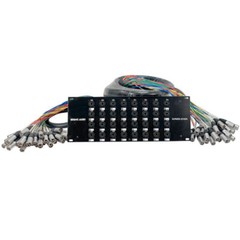 Seismic 32 Channel XLR TRS Combo Splitter Snake Cable – 6′ and 50′ XLR trunk
