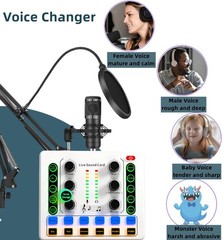 Upgraded Podcast Microphone Kit – Perfect for Streaming and Content Creation