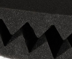 12 pcs 12″x12″x1″ Acoustic Foam Black Panel Tiles Wall Record Studio Sound Proof