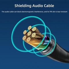 Type C Lavalier Mic Collar Clip on Microphone 35Hz-18KHz for Camera
