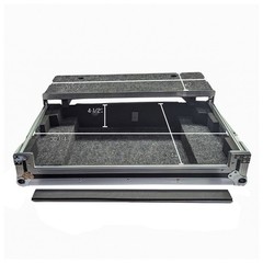 Harmony Audio HCSCLIVE4WLT DJ Controller Case for Denon DJ SC LIVE 4 – Black