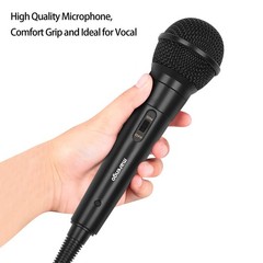 Marengo Wired Cardioid Vocal Microphone with 13ft Cable and On/Off Switch