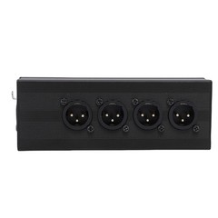 XLR 3 Pin Splitter Box With Robust Construction For PA System Easy To Use
