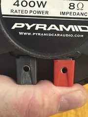 PYRAMID Tweeter Driver TWD60X NOS 400 Watt 8 Ohm 20oz Magnet Screw On