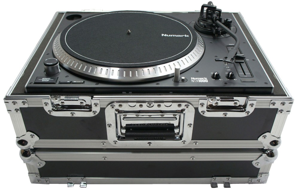 Harmony HC1200BMKII Flight Turntable Custom Case fits Audio Technica AT-LP1240
