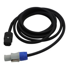 3ft/10ft 16AWG Stage Lighting Fixture PowerCon Gray to IEC-60320-C13 Power Cable