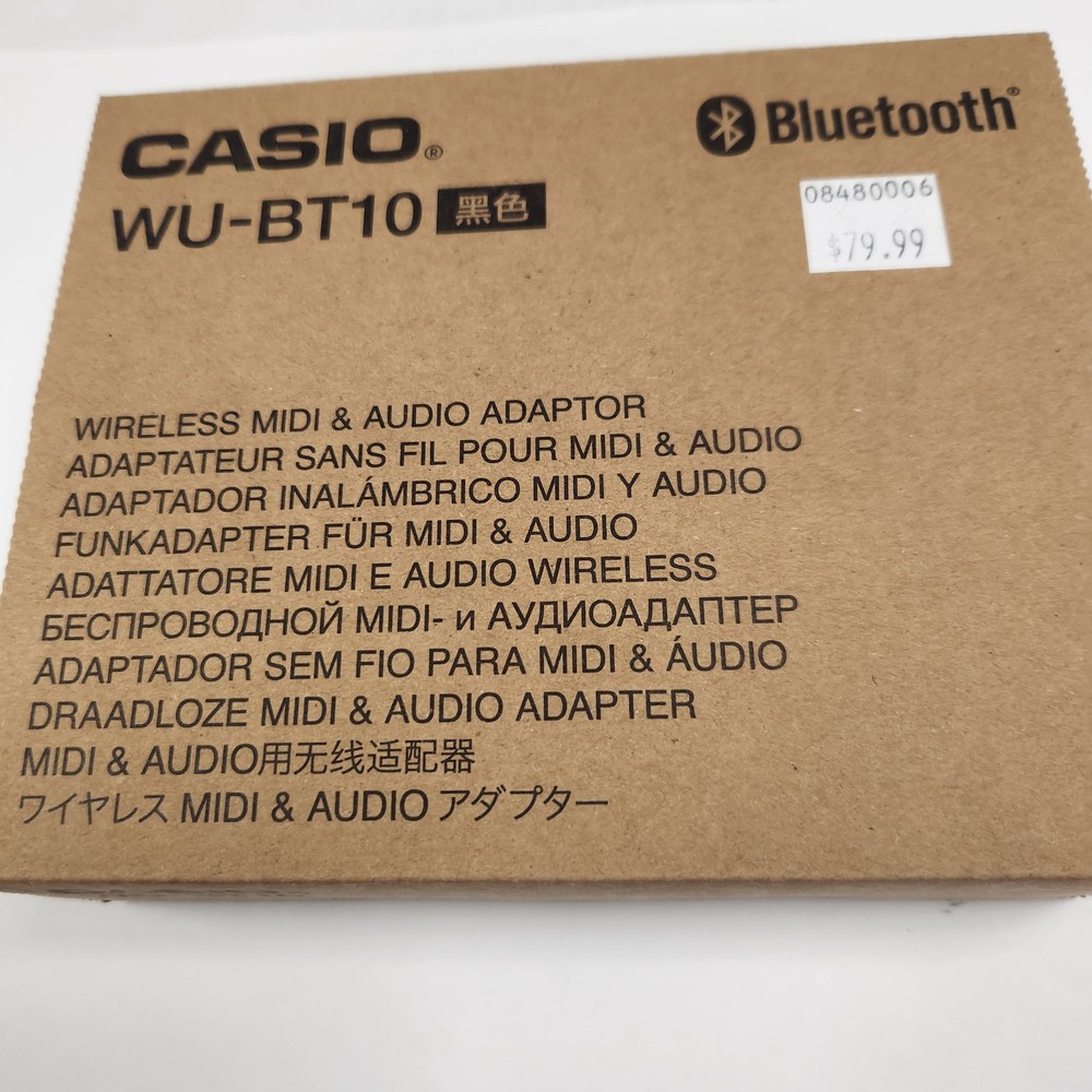 Casio WU-BT10 Wireless Bluetooth MIDI/Audio Adapter
