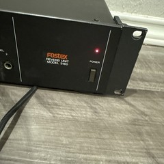 Fostex 3180, Tabletop Version, Reverb Unit, 2 Channel Spring Reverb, Vintage
