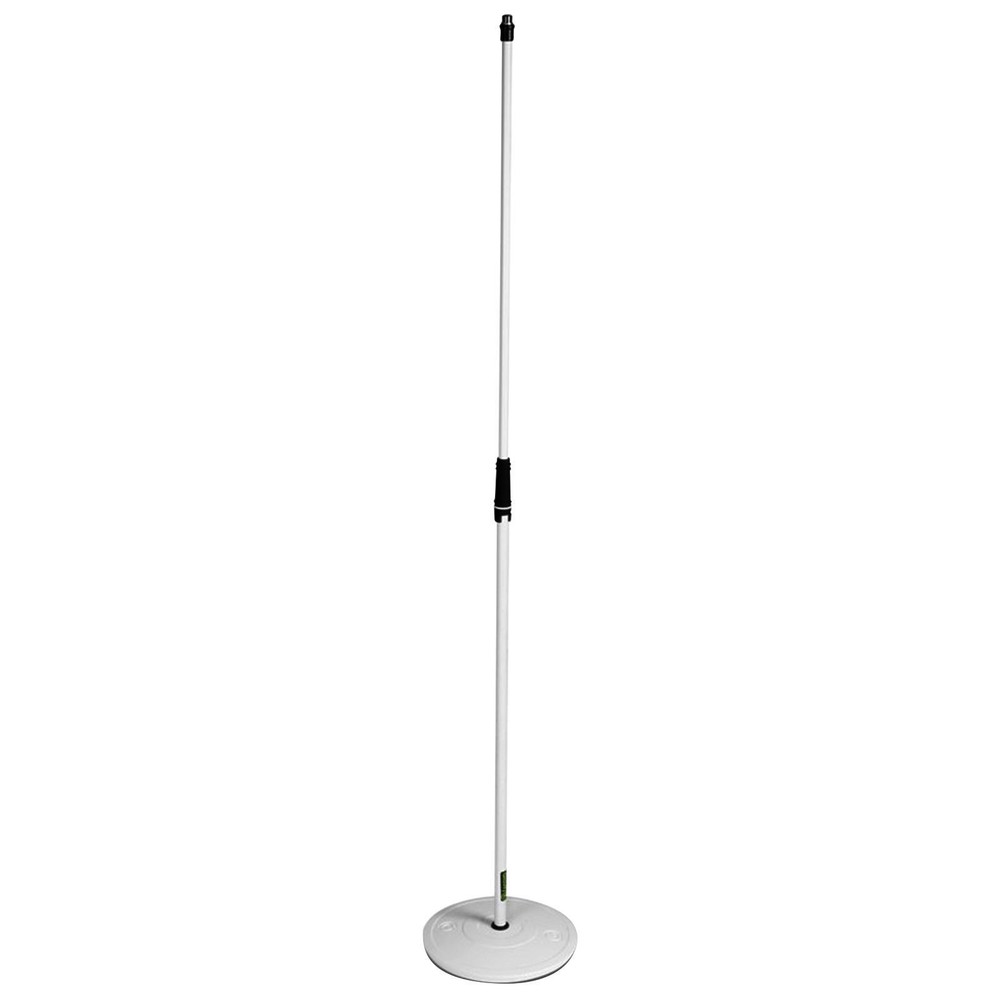 Gravity GMS23W DJ Pro Audio Microphone Stand with Round Base in White