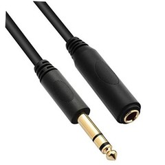 1/4 Extension Cable 10 ft, Headphone Extension Cable Quarter inch TRS 10 feet