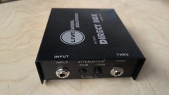 Live Wire Solutions ADI Active Direct Box DI Box 1/4″ Input XLR Output Used