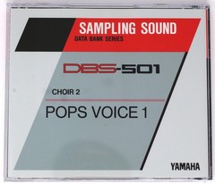 Yamaha TX16W Sampling Sound Data Bank Series DBS-501 Choir 2 Floppy Disk