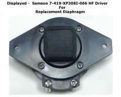 Replacement Diaphragm for Samson 7-419-XP308I-066 HF Driver for XP308i Speakers