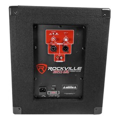 New Rockville RBG10S 10″ 1200w Powered Subwoofer Sub For Church Sound Systems