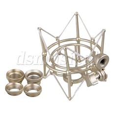 Silver Metal Large Size Cylinder Spider ShockMount Holder for Newman U87