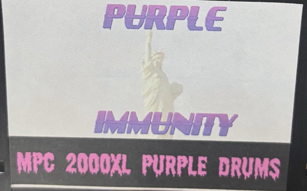 AKAI MPC 2000XL „PURPLE DRUMS“ Sound Disks (Floppy Disk)