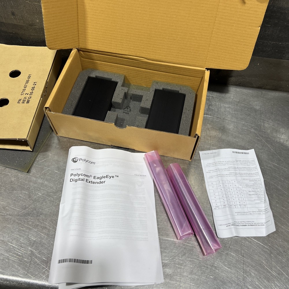 Polycom Eagle Eye Digital Extender Demodulator Pair-Offered For Parts/Repair