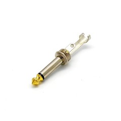 10pcs 1/4 MONO TS Heavy Duty Male Audio Speaker Guitar Cable Connector Plug Jac