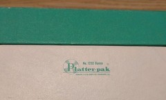 Vintage 1960’s Platter-pak LP Carrying Storage Case #1252 Dance Green