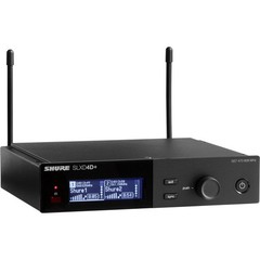 Shure SLXD4D+ Dual Wireless Microphone Receiver