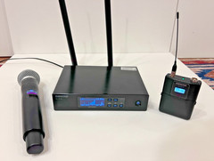 Shure QLXD4 Full Wireless Kit, Frequency J50A. Does not include lavalier mic.